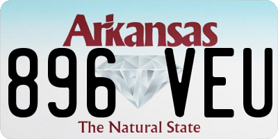 AR license plate 896VEU