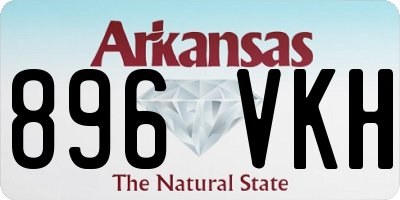 AR license plate 896VKH
