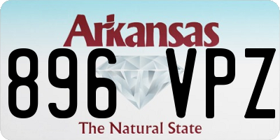 AR license plate 896VPZ
