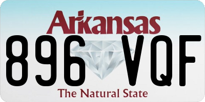 AR license plate 896VQF