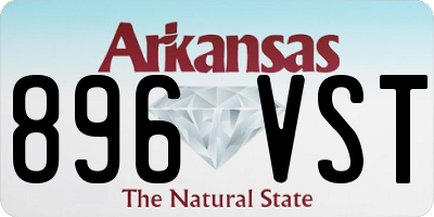 AR license plate 896VST