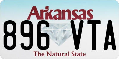 AR license plate 896VTA