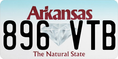 AR license plate 896VTB