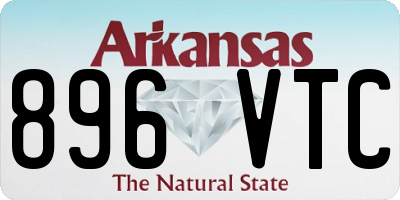 AR license plate 896VTC