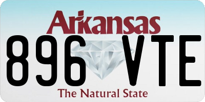 AR license plate 896VTE