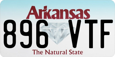 AR license plate 896VTF