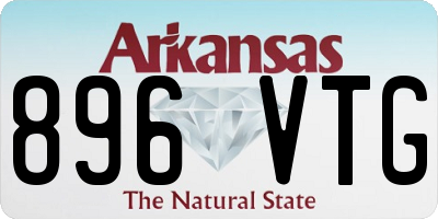 AR license plate 896VTG
