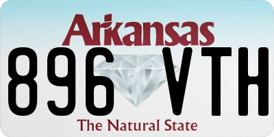 AR license plate 896VTH