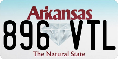 AR license plate 896VTL