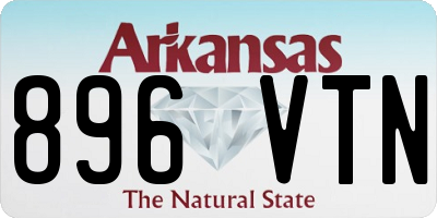 AR license plate 896VTN