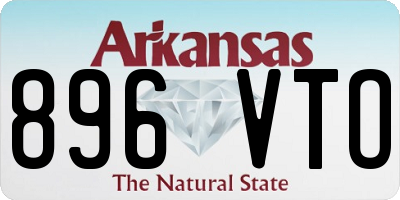AR license plate 896VTO