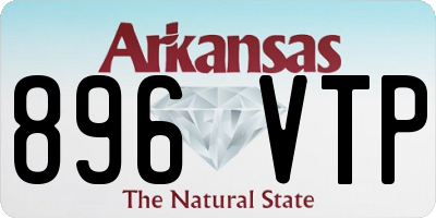 AR license plate 896VTP