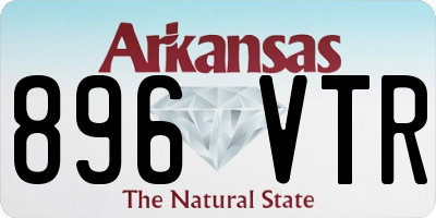 AR license plate 896VTR