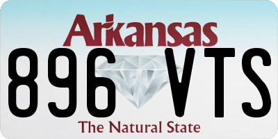 AR license plate 896VTS