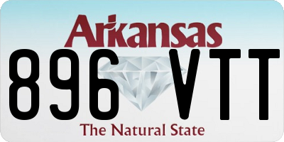 AR license plate 896VTT