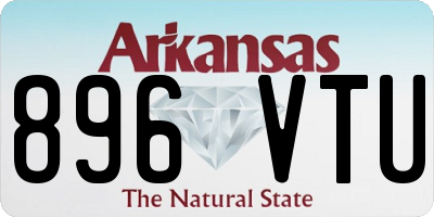 AR license plate 896VTU