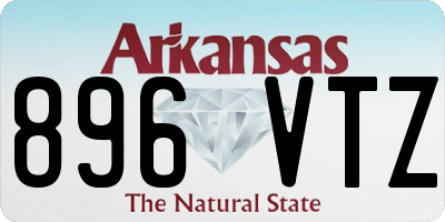 AR license plate 896VTZ