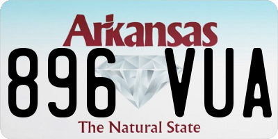 AR license plate 896VUA