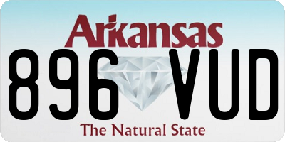 AR license plate 896VUD