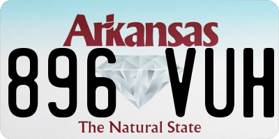 AR license plate 896VUH