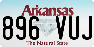 AR license plate 896VUJ