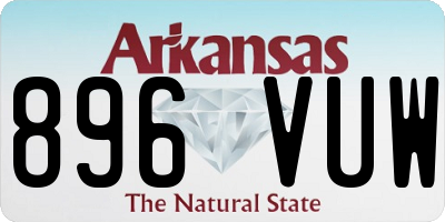 AR license plate 896VUW