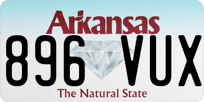 AR license plate 896VUX