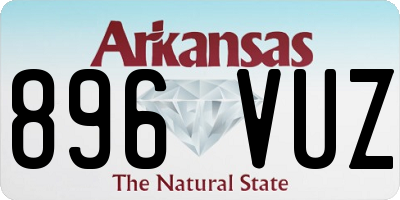 AR license plate 896VUZ