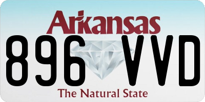 AR license plate 896VVD
