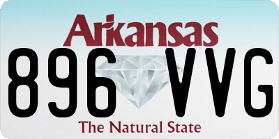 AR license plate 896VVG