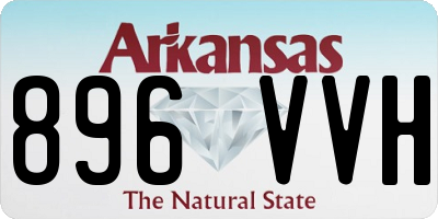 AR license plate 896VVH