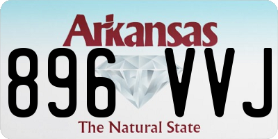 AR license plate 896VVJ