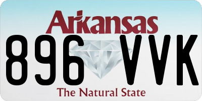 AR license plate 896VVK