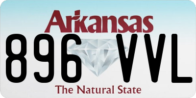 AR license plate 896VVL