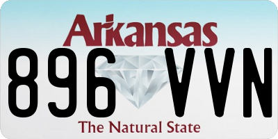 AR license plate 896VVN
