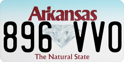 AR license plate 896VVO