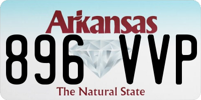 AR license plate 896VVP