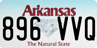 AR license plate 896VVQ