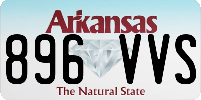 AR license plate 896VVS