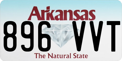 AR license plate 896VVT