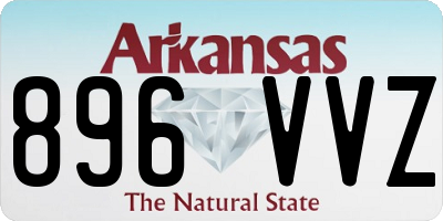 AR license plate 896VVZ