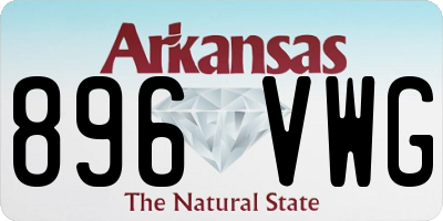 AR license plate 896VWG