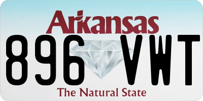 AR license plate 896VWT