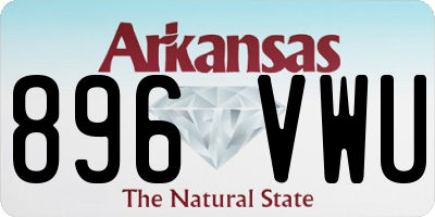 AR license plate 896VWU
