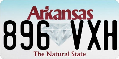 AR license plate 896VXH