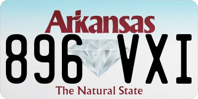 AR license plate 896VXI