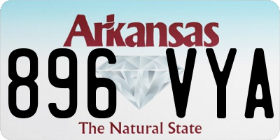 AR license plate 896VYA