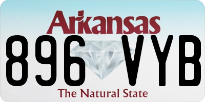 AR license plate 896VYB