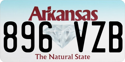 AR license plate 896VZB
