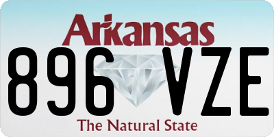 AR license plate 896VZE